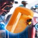 Щиток захисний КОСМОС для обличчя товщина 3,5 мм висота 31 см, Помаранчевий (JanS)