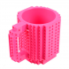 Чашка LEGO кружка конструктор 350 мл розовая (237)