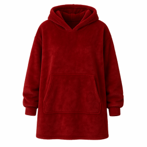 Толстовка-плед з капюшоном HUGGLE HOODIE універсальний розмір Червоний Толстовка-плед з капюшоном HUGGLE HOODIE універсальний розмір Червоний
