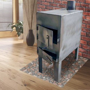 Буржуйка металева для обігріву приміщення та приготування їжі