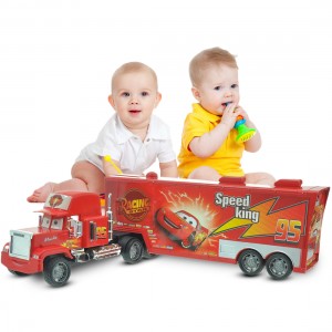 Інерційний трейлер вантажівка Мак Тачки Блискавка Маккуїн 189-12 з причепом (IGR24) Інерційний трейлер вантажівка Мак Тачки Блискавка Маккуїн 189-12 з причепом (IGR24)