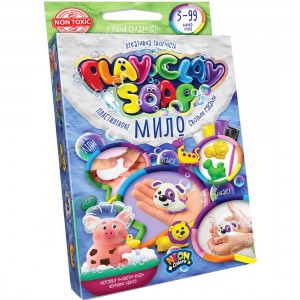 Пластилінове мило Play Clay Soap Danko Toy маленьке, 4 кольори (IGR24) Пластилінове мило Play Clay Soap Danko Toy маленьке, 4 кольори (IGR24)