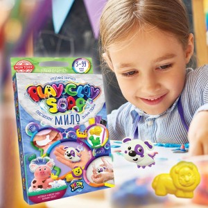 Пластилінове мило Play Clay Soap Danko Toy маленьке, 4 кольори (IGR24) Пластилінове мило Play Clay Soap Danko Toy маленьке, 4 кольори (IGR24)
