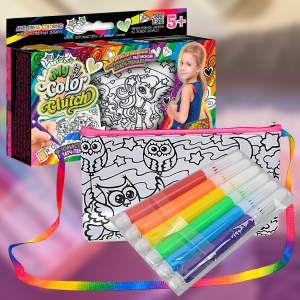 Пенал для розфарбування "My Color Clutch" з фломастерами (IGR24) Пенал для розфарбування "My Color Clutch" з фломастерами (IGR24)