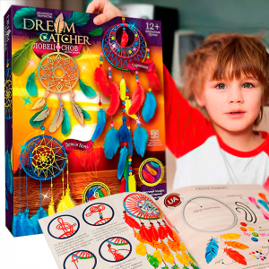 Набір для творчості ловець снів своїми руками Амулет "Dream Catcher" (IGR24) Набір для творчості ловець снів своїми руками Амулет "Dream Catcher" (IGR24)