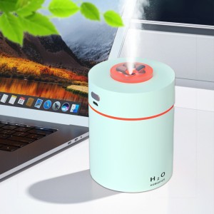 Ультразвуковий USB зволожувач Car Humidifier H2O 240 мл, Зелений