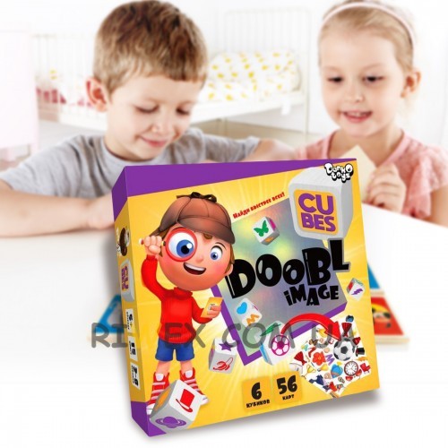 Настільна дитяча гра Doobl Image Cubes Знайди найшвидше! (IGR24)