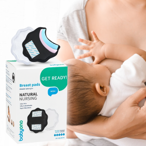 Лактационные прокладки Natural nursing Baby Ono 298/02, 24 шт., Черные (SB)