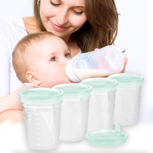 Контейнер для хранения молока BabyOno 1028, 4 шт. (SB)