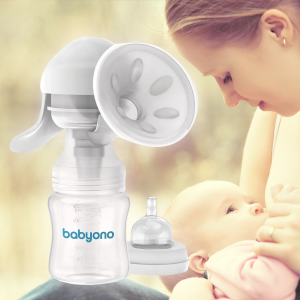 Ручний молоковідсмоктувач BabyOno Anatomy механічний 301(SB)