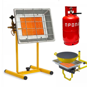 Газовий інфрачервоний керамічний пальник з клапаном ORGAZ SB640 2.9 кВт Газовий інфрачервоний керамічний пальник з клапаном ORGAZ SB640 2.9 кВт