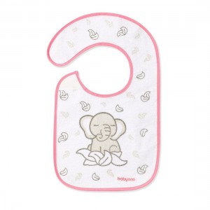 Махровый водонепроницаемый нагрудник BabyOno 832 Попробую новое, 6 мес.+ (SB)