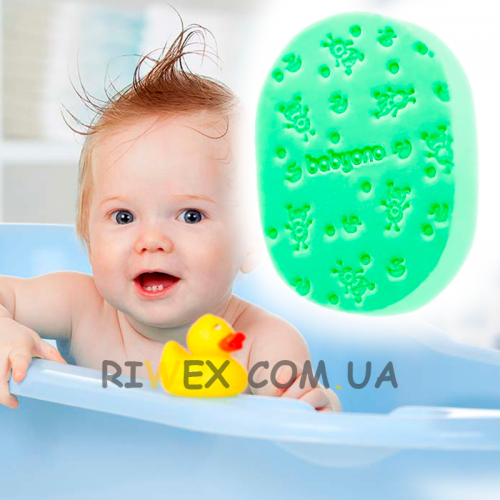 Детская губка для купания BabyOno 063/01 салатовая (SB)