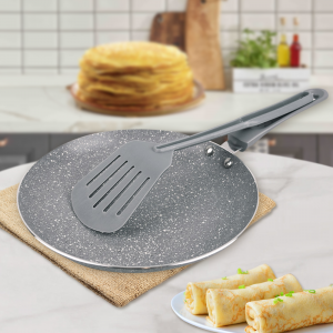 Сковорода антипригарна MR-1212-23 Granit Basic млиннна з лопаткою, 23 см (235)