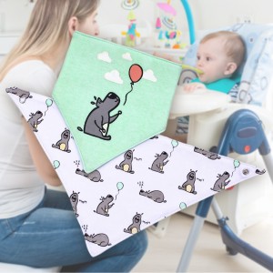 Нагрудник Babyono шийна хустинка 2 в 1 Песик 879/02 (SB)