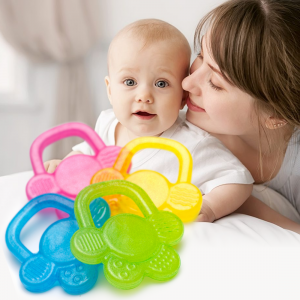 Прорізувач для зубів з гелем BabyOno 1018 Квіточка (SB)