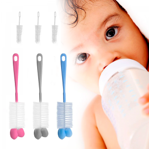 Ершики для бутылочек и сосок с губкой и мини-щеткой BabyOno 720 (SB) Ершики для бутылочек и сосок с губкой и мини-щеткой BabyOno 720 (SB)