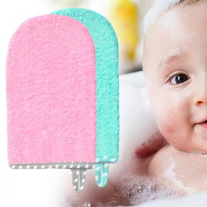 Махровая детская мочалка  перчатка для купания BabyOno 167 (SB)