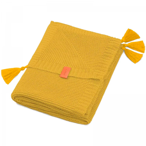 Детское одеяло 100% бамбуковый хлопок (75x100 см) (желтый цвет) BabyOno 546/03 (SB)