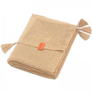 Дитяче одіялко 100% бамбукова бавовна (75x100 см) (кавовий колір) BabyOno 546/02 (SB)