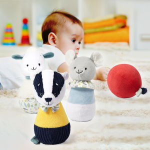 Набор развивающих мягких кеглей BabyOno 1437 Барсук Эдмонт и друзья (SB)