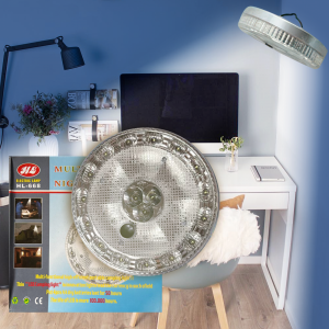 Портативний світлодіодний міні-світильник Multifunctional night light 24 led  HL-668
