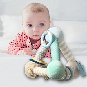 Навчальна іграшка Babyono 898/02 Розвиваюча м'яка пірамідка, М'ятний (SB)