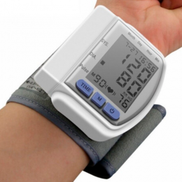 Автоматический цифровой тонометр на запястье Automatic Wrist Watch Blood Pressure (212)