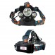 Налобный светодиодный фонарик аккумуляторный Headlight Police 2117-T6+2COB