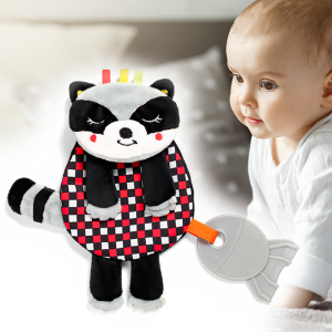 Іграшка-обіймашка з прорізувачем зубів для малюків "Єнот Фелікс" BabyOno 780 (SB) Іграшка-обіймашка з прорізувачем зубів для малюків "Єнот Фелікс" BabyOno 780 (SB)