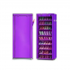 Каркасна складана тканинна шафа для одягу та взуття з пилозахисту на 30 пар взуття 9 поличок Shoe Cabinet Shoe Rack YQF-1190 Фіолетовий (NM-4)