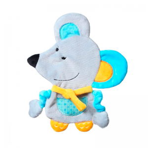 Іграшка-обіймашка з шарудінням "Мишеня Кірстін" (19х22 см) BabyOno 445 (SB)