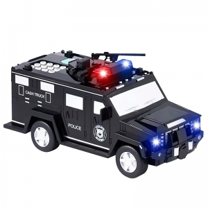 Копилка-сейф в виде полицейской машины NBZ Cash Truck Black (509)