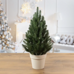Елка искусственная в горшке литая Лапландская 0,7м, Зеленая / 2024 Елка искусственная в горшке литая Лапландская 0,7м, Зеленая / 2024