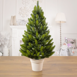 Ялинка штучна в горщику лита Лапландська 0,9 м, Весняна Ялинка штучна в горщику лита Лапландська 0,9 м, Весняна