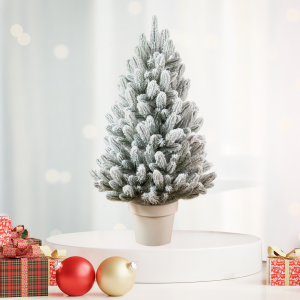 Лита засніжена штучна ялинка в горщику Лапландська, 90 см Лита засніжена штучна ялинка в горщику Лапландська, 90 см