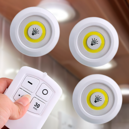 Набор из трех светильников на пульте управления LED light with Remote Control Set 