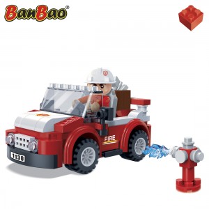 Конструктор Banbao 7117 Пожежники Позашляховик, 105 елм. (SB) 