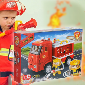 Конструктор Banbao 7116 Пожарные. Пожарное авто 126 элм. (SB)