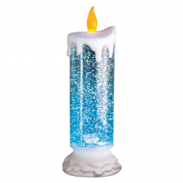 Декоративна світлодіодна масляна свічка Romantic Candle H-86 з блискітками всередині