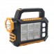 Фонарь ручной HS-8029-1-A на солнечной батарее с usb для зарядки, 3 режима освещения Оранжевый