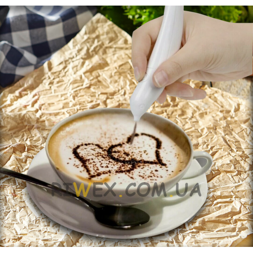 Механічна ручка для прикраси кави та напоїв COFFEE PEN (626)