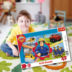 Пазлы Рамкой Trefl 31351 День пожарного - Пожарный Сэм, 15 элм. (SB) Пазлы Рамкой Trefl 31351 День пожарного - Пожарный Сэм, 15 элм. (SB)