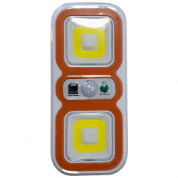 Аккумуляторный беспроводной светильник с пультом управления Remote Controlled Light COBх2 Оранжевый