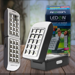 Акумуляторний світлодіодний ліхтар Ledon LD-7520 30 Led 1600 mah