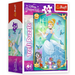 Пазлы Мини Trefl 19717 Очаровательные принцессы / Дисней принцессы (54191), 54 элм. (SB)