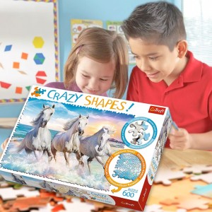 Пазли розвиваючі Trefl 11111 Crazy Shapes - Три білих коника, 600 елм. (SB) Пазли розвиваючі Trefl 11111 Crazy Shapes - Три білих коника, 600 елм. (SB)