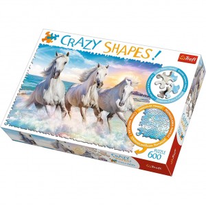 Пазли розвиваючі Trefl 11111 Crazy Shapes - Три білих коника, 600 елм. (SB) Пазли розвиваючі Trefl 11111 Crazy Shapes - Три білих коника, 600 елм. (SB)