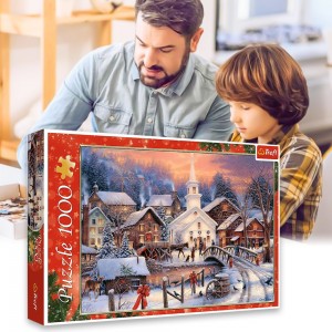 Пазли розвиваючі Trefl 10602 Біле Різдво, 1000 елм. (SB)