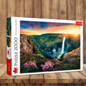 Пазл Trefl 2000 элементов "Водопад Хайфос, Исландия" 27091 (SB)